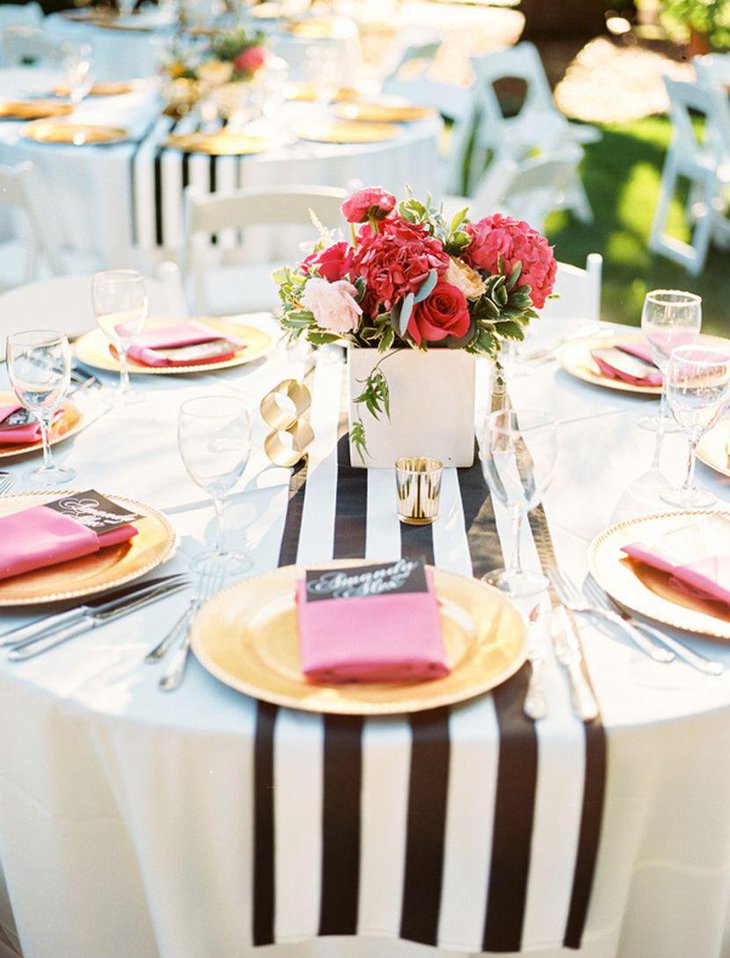 35 Trendy Wedding Table Runners | Table Decorating Ideas